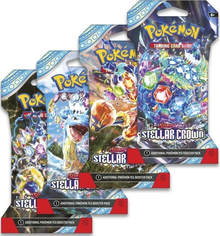 Pokémon TCG: Scarlet & Violet-Stellar Crown Sleeved Booster Pack x1