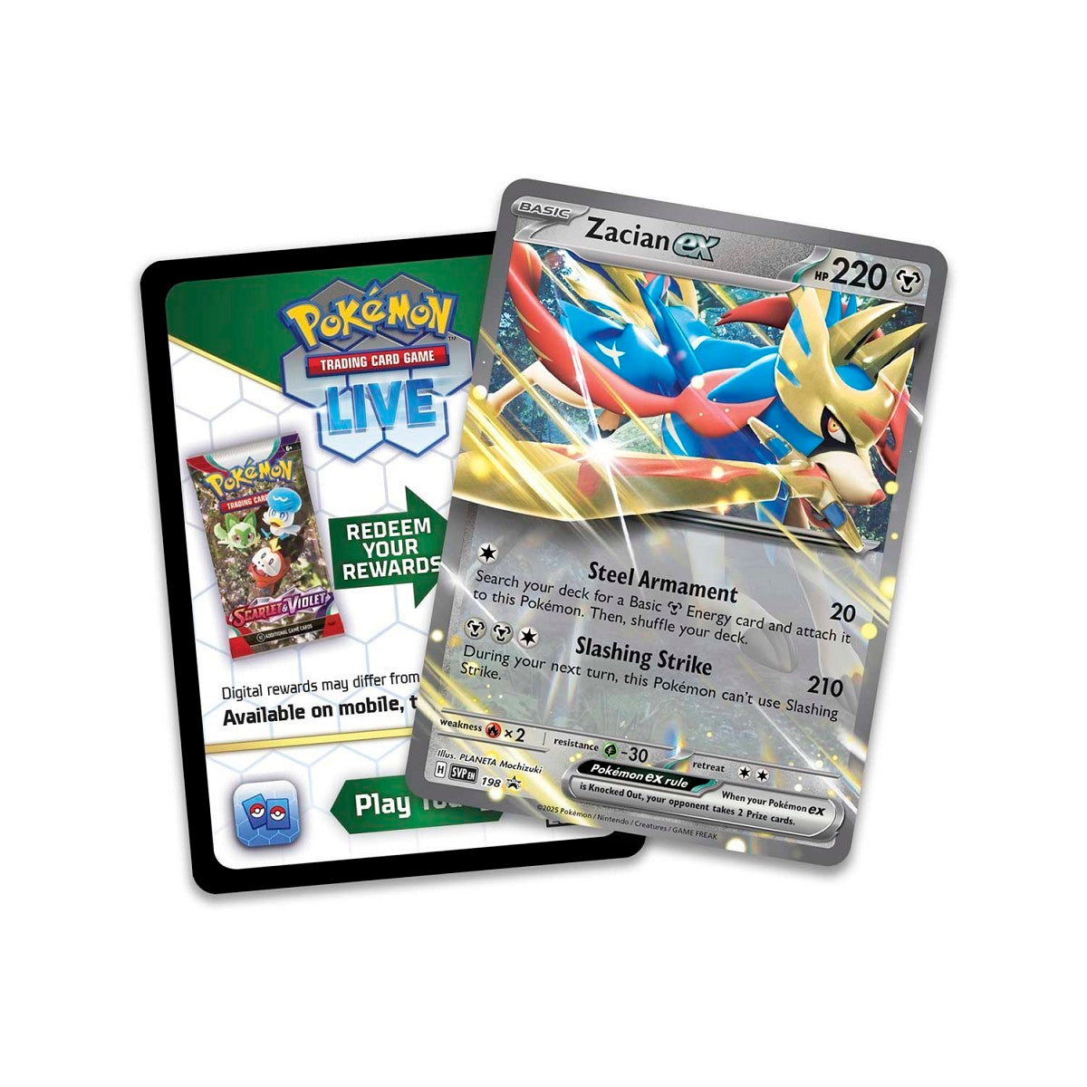 Pokémon TCG: Slashing Legends Tin (Zacian ex)
