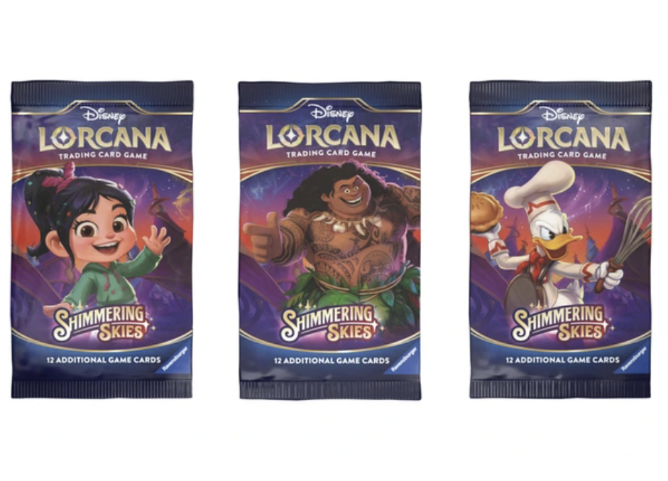 Disney Lorcana Shimmering Skies booster pack sleeved x 1