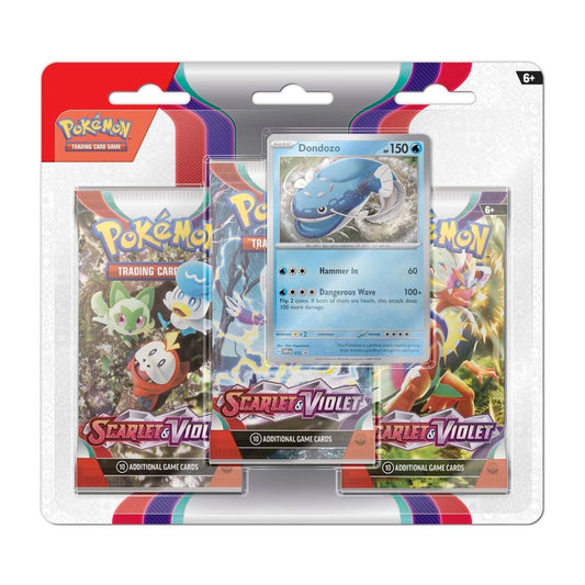 Pokémon  - Scarlet & Violet 3 Booster Packs & Dondozo Promo Card