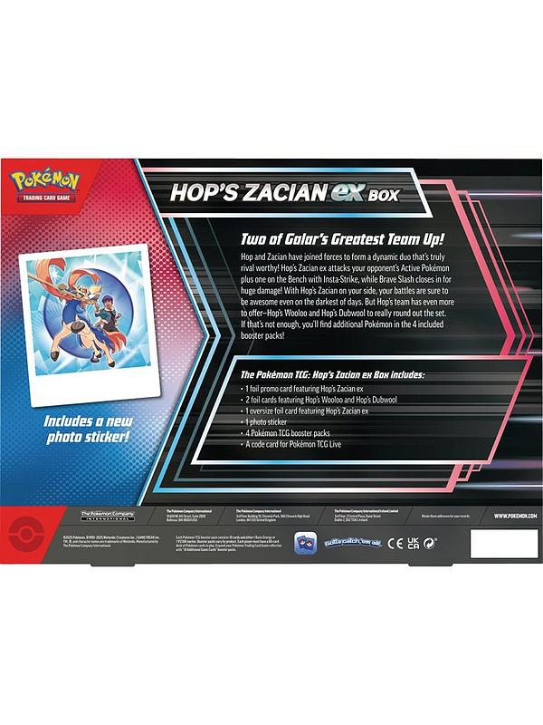 Pokemon
TCG: Hop's Zacian ex Box