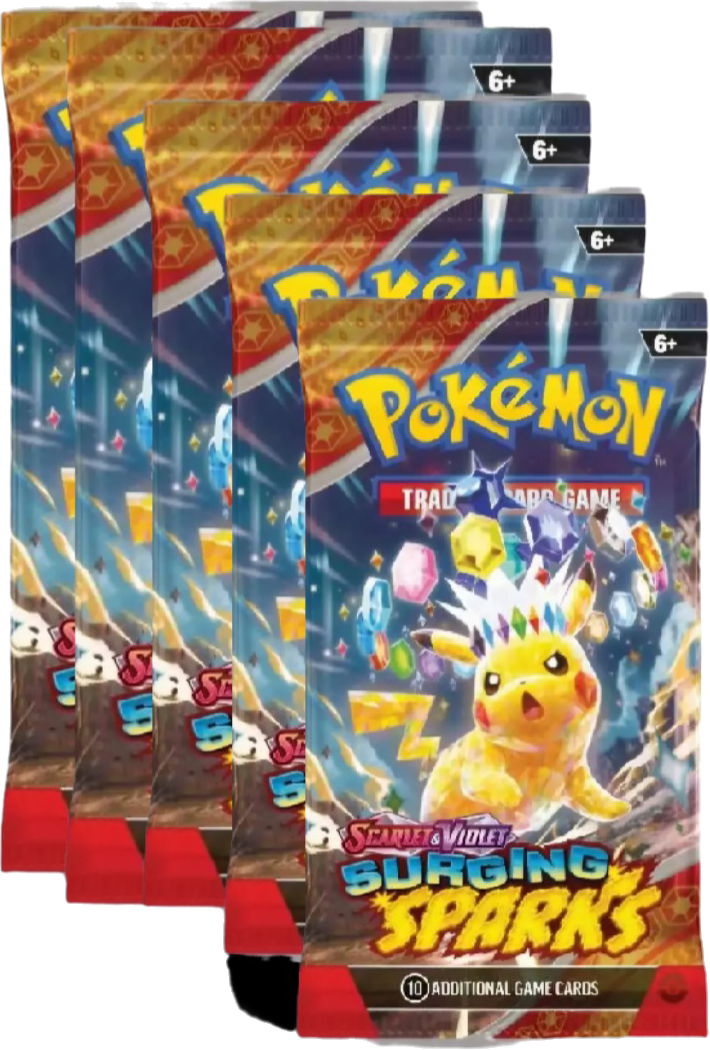 Surging sparks 5x booster packs
