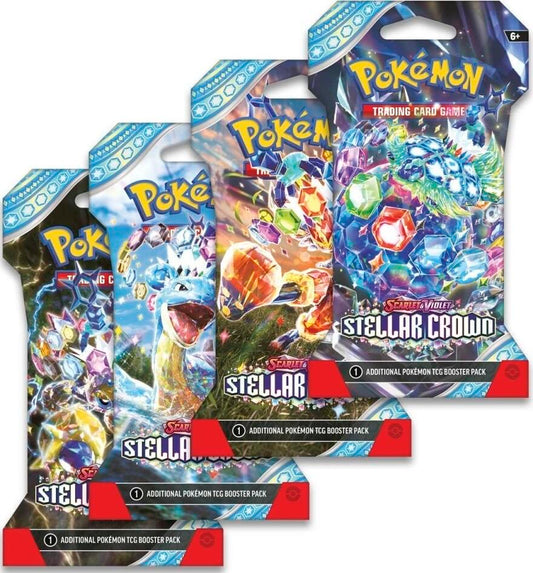 Pokémon TCG: Scarlet & Violet-Stellar Crown Sleeved Booster Pack x1