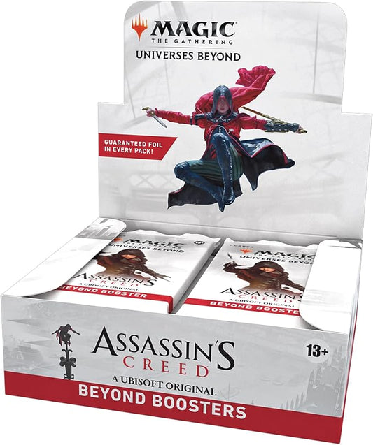 Magic: The Gathering - Assassin’s Creed Beyond Booster Box | 24 Beyond Boosters (7 Cards in Each Pack) | Collectible Trading Card Game for Ages 13+ (English Version)