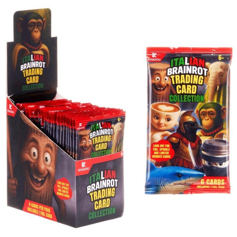 Brainrot Trading Cards Italian Edition- Full box unopened and sealed  24 packs in total