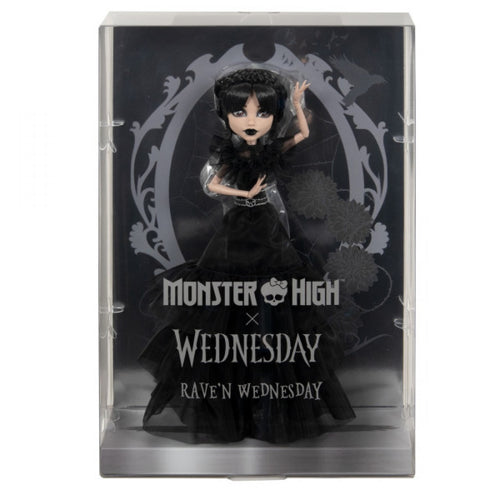 Monster High RAVE 'N' DRESS Wednesday (HXJ03) - MAXIMUM 1 PER CUSTOMER DOLL