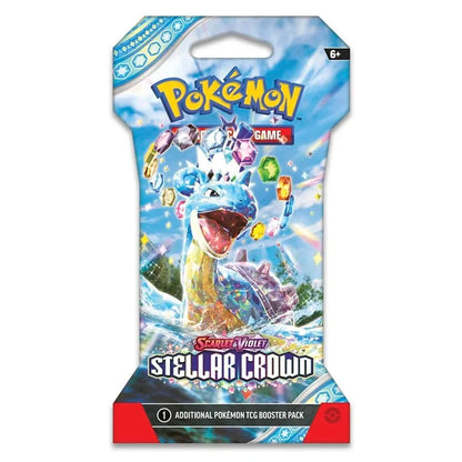Pokémon TCG: Scarlet & Violet-Stellar Crown Sleeved Booster Pack x1