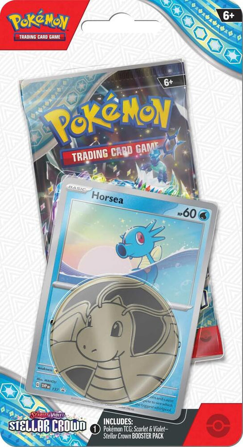 Pokémon - Scarlet & Violet Stellar Crown Single Pack Blister [Horsea] - SV07: Stellar Crown (SV07)