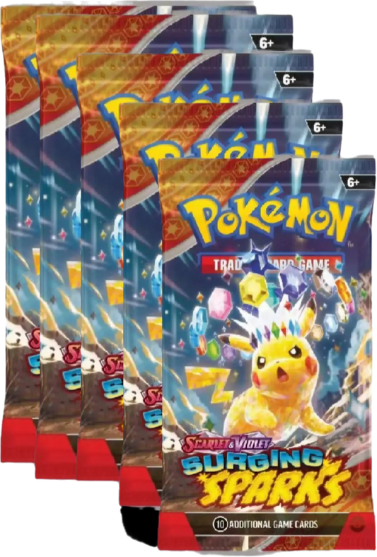 Surging sparks 5x booster packs
